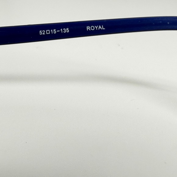 Bulova Nairobi‎ Royal Eyeglasses Frames Blue Gold 52-15-135 Womens Cat Eye main image 5